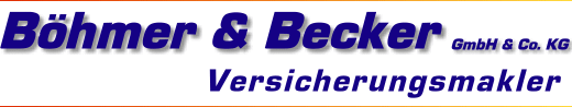 Logo Böhmer & Becker GmbH & Co. KG Versicherungsmakler